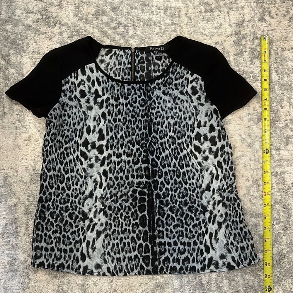 Cheetah Print Blouse 